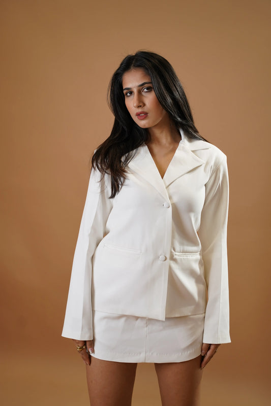 Blazer Set - White